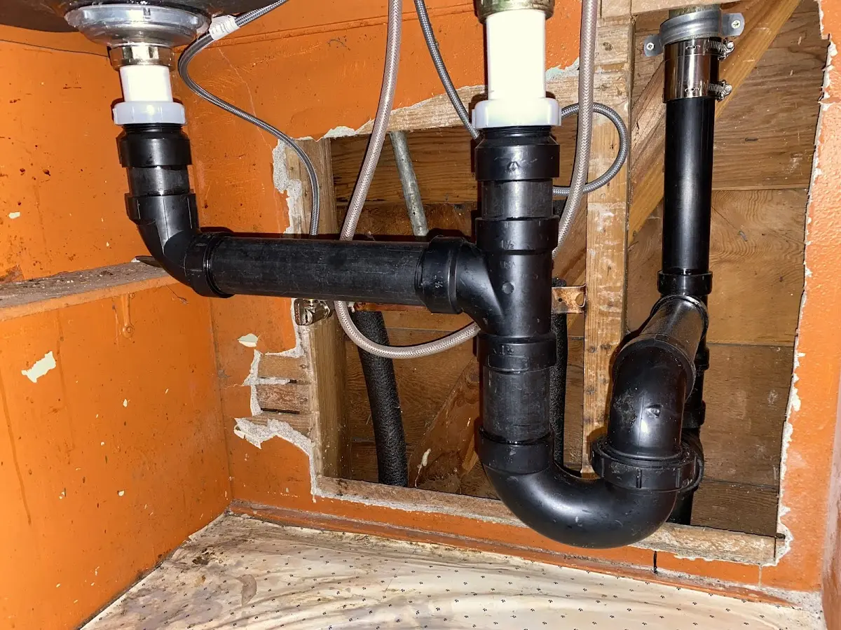 Professional Repiping Services equipment and tools on the job in South Hadley